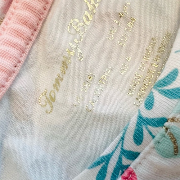 Tommy Bahama Floral and Light Blue Kids Dress - Girls 4T - Picture 5 of 8